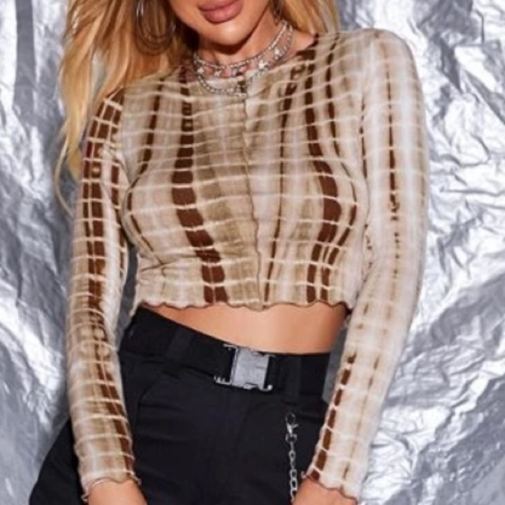 NWT look alike Princess Polly tie dye crop top